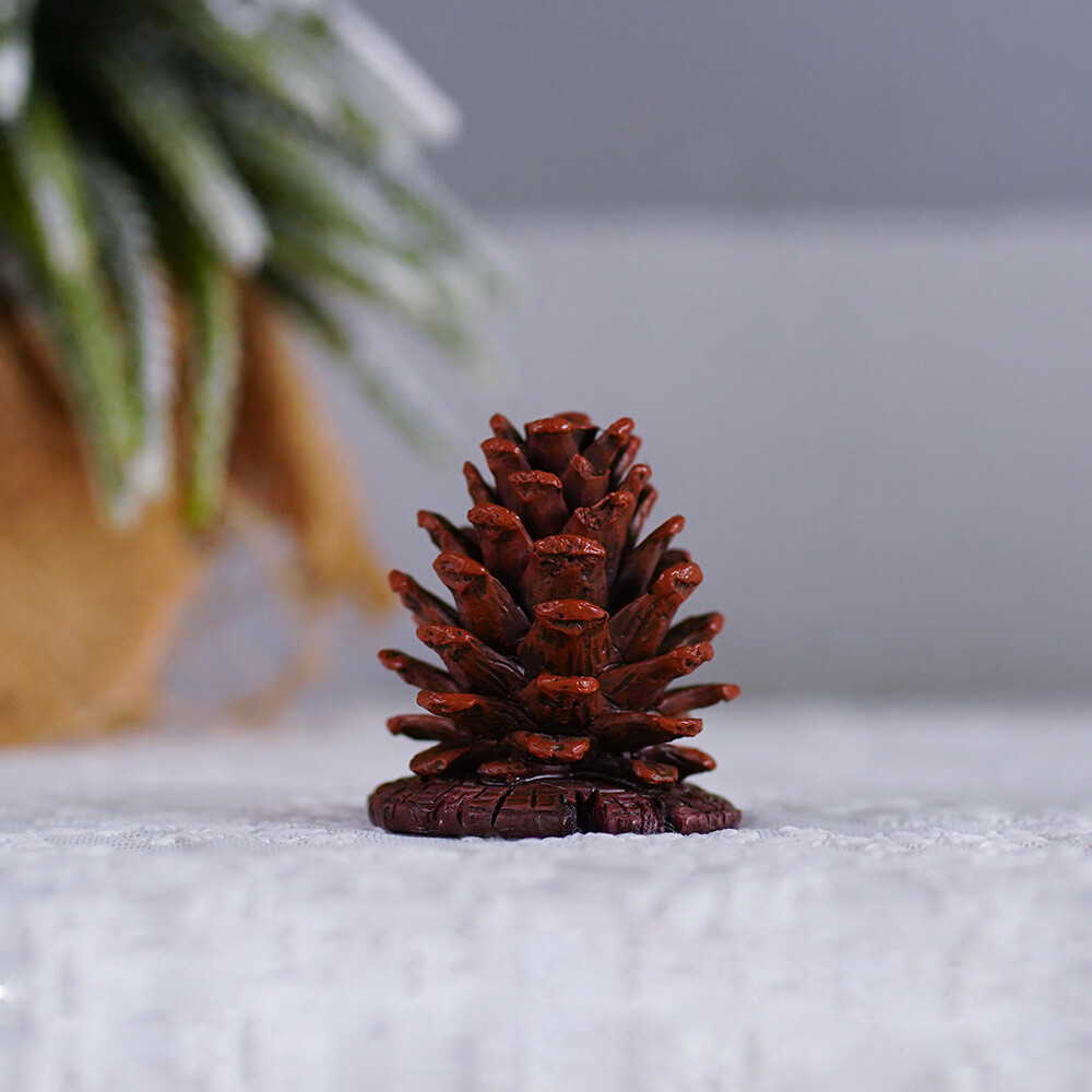Incense Stick Simulation Pine Cone Incense Burner 3D Incense Holder Desk Decor'