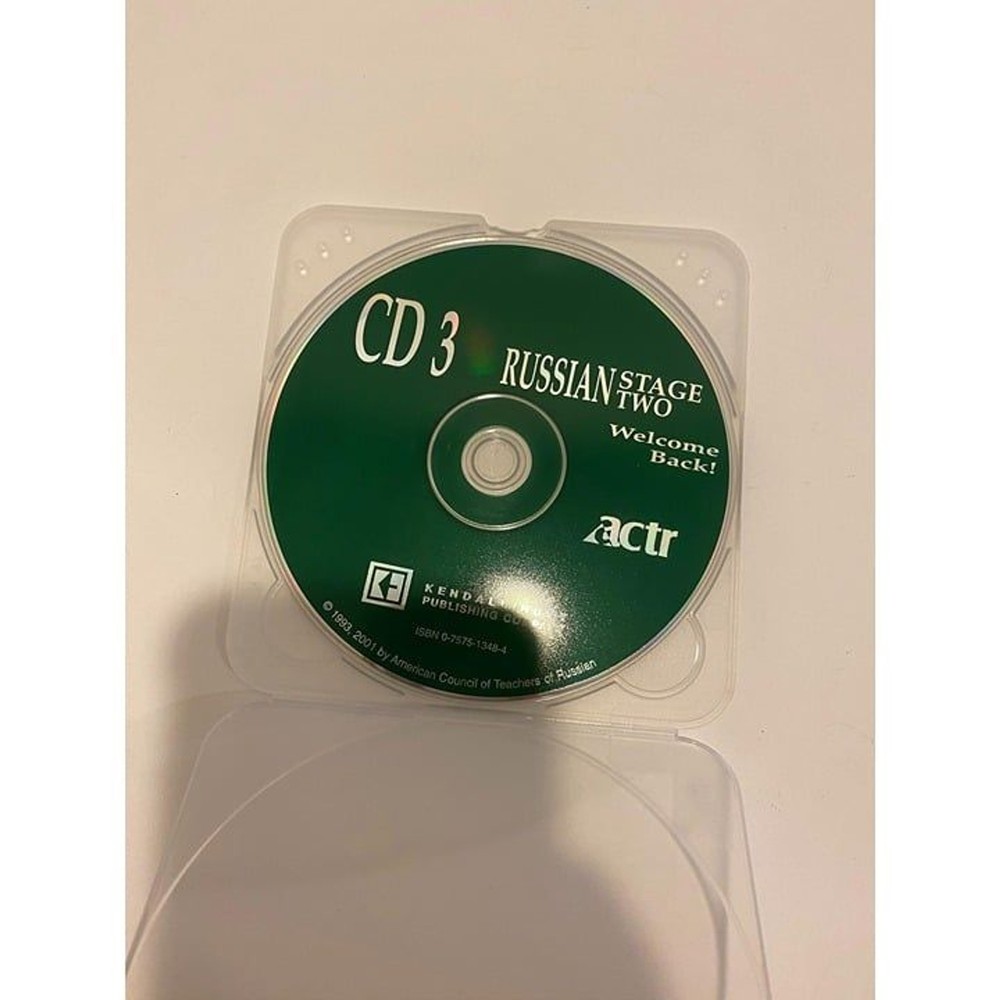 Russian Stage 2 Language Learning Course by Kendall-Hunt Publishing CD