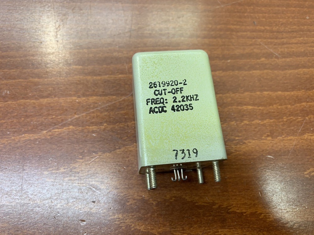 2.2KHz Cut-Off Filter Frequency Bandpass Filter 2619920-2 42035
