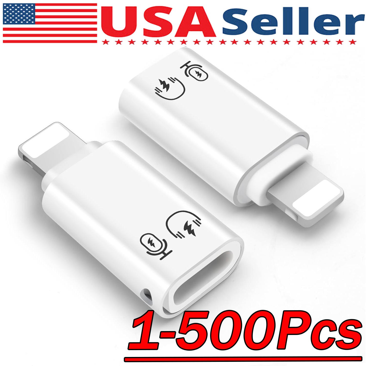 5.8 USB Type C Female to iOS Male Adapter For iPhone 14/13/12/11/XR/XS/SE 3 Lot