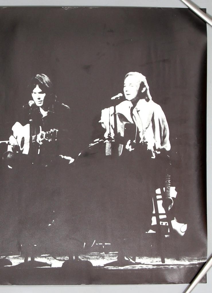 CROSBY, STILLS, NASH & YOUNG – rare original 1971 Warner-Pioneer promo poster #2