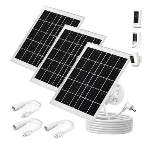 7W Ring Solar Panel is Specially Designed for Spotlight Cam Battery and Ring