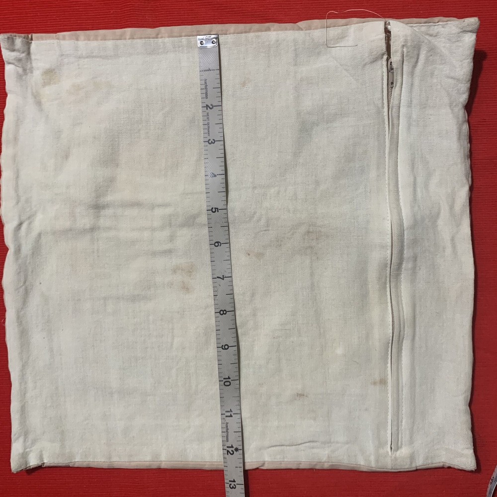 Vintage Log Cabin Patchwork Small Cotton Accent Pillowcase