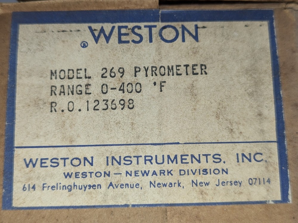 WESTON PYROMETER MODEL 269