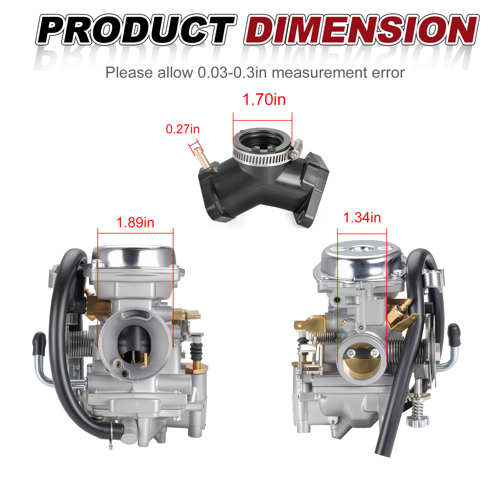 Carburetor Carb W/ Intake Manifold For Yamaha XV250 V-star Virago 250 Route 66