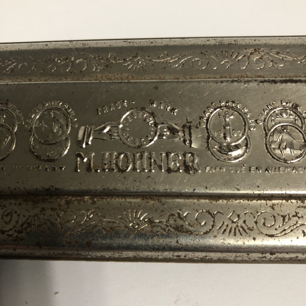 Vintage M. Hohner Echo Two Sided Echo Harmonica made in Germany ￼￼