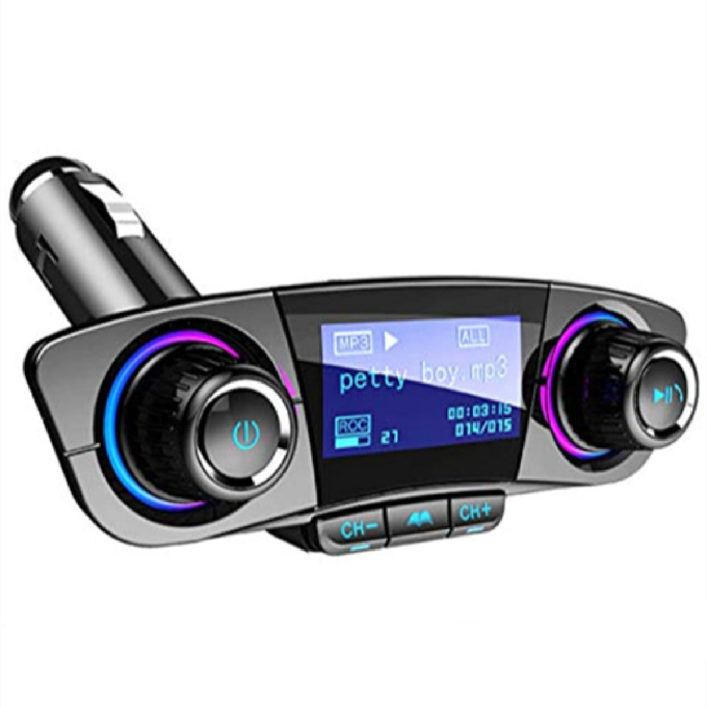 Bluetooth FM Transmitter Car Stereo MP3 Player AUX Audio Dual USB Charger System