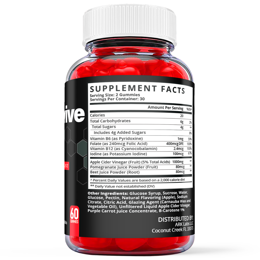 Size Revive Plus Male Enhancing Gummies - Men's Performance Support (3 Pack)