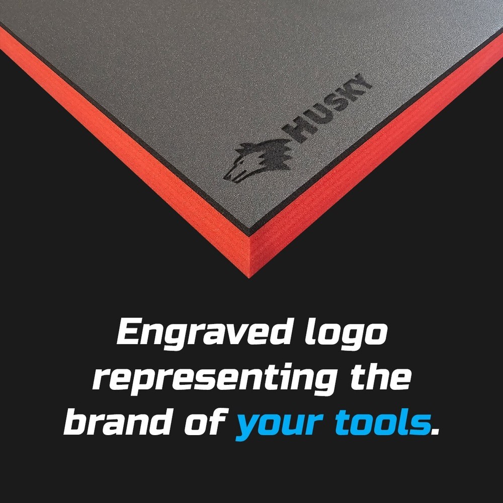 HUSKY shadow foam tool tray insert storage organizer toolbox tool kit set