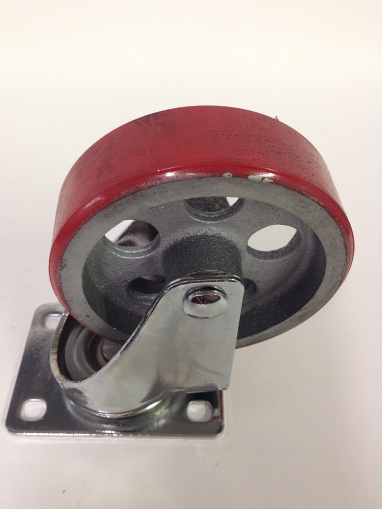 SWIVEL CASTER WITH 3″ X 1.25″ POLYURETHANE WHEEL