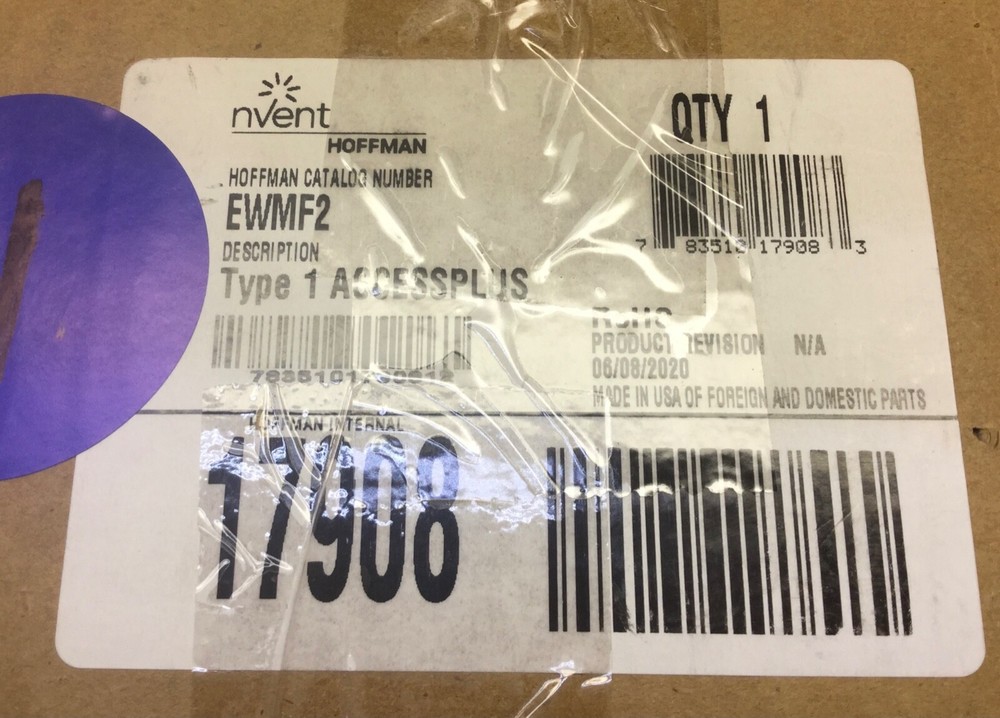 HOFFMAN EWMF2 ACCESSPLUS FAN KIT 115VAC NEW IN BOX