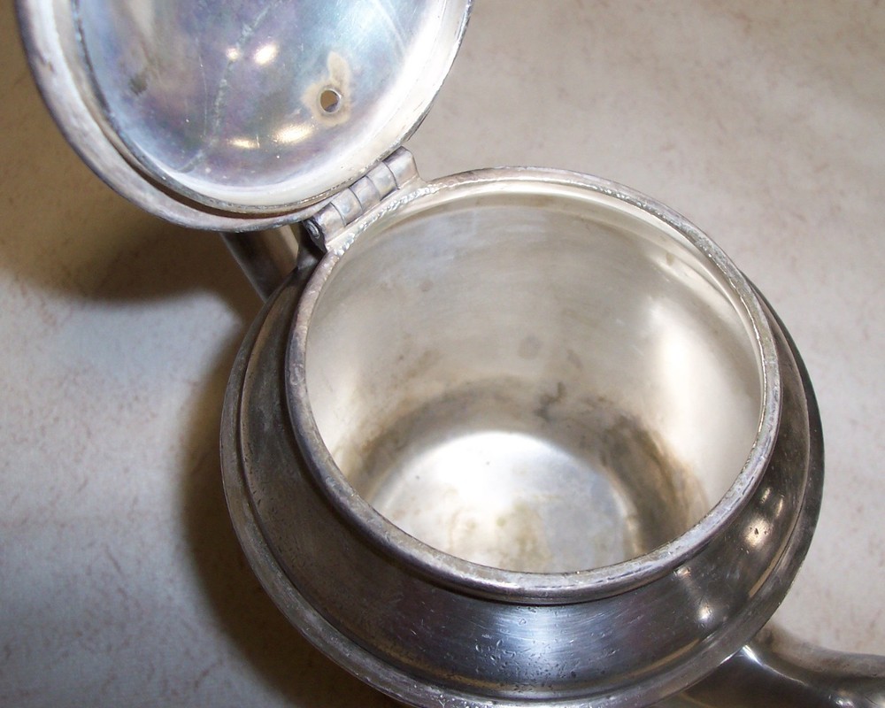 Vintage Silver Soldered HOTEL GARY Teapot