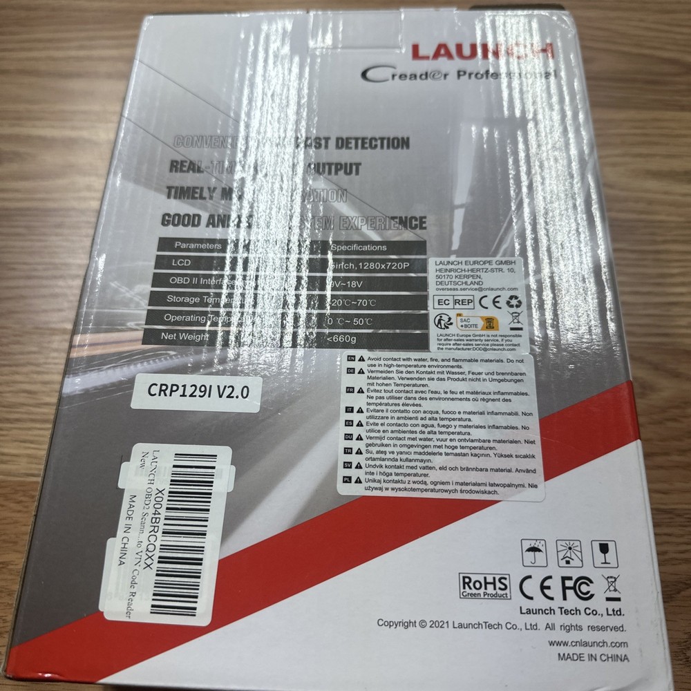 LAUNCH Creader Professional CRP129I V2.0 Pro-Code OBDII Scan Diagnostic Tool