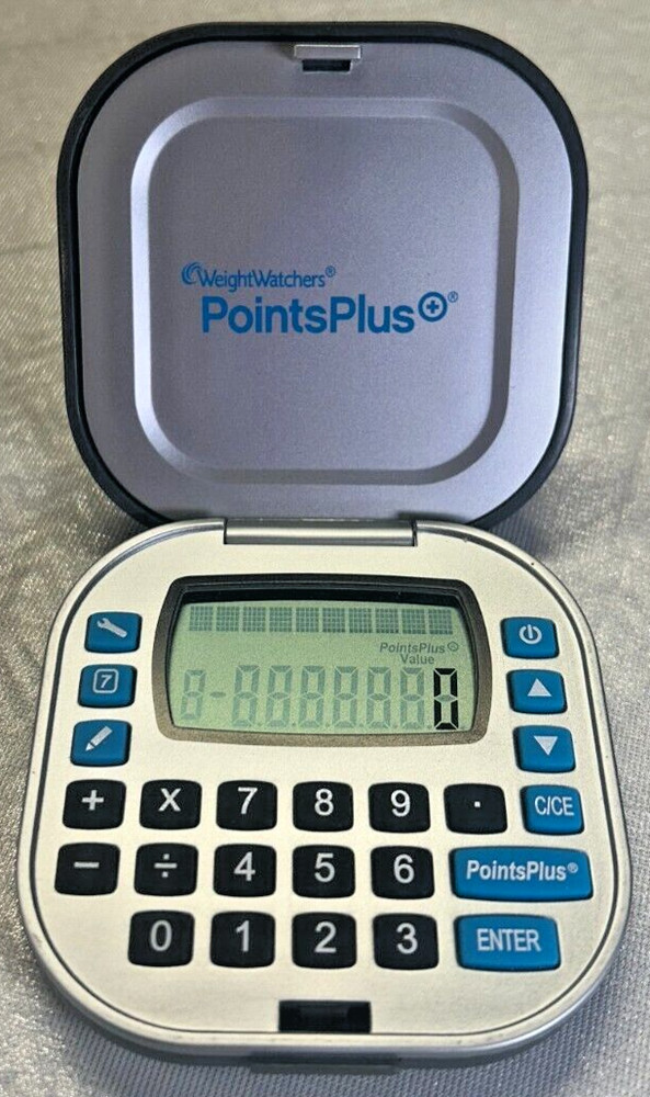 Weight Watchers Points Plus Calculator Tracker Gray and Blue
