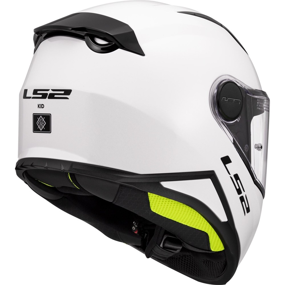 Motorcycle Helmet Children L - LS2 FF812 Kid Solid - Integral Kinderhelm White