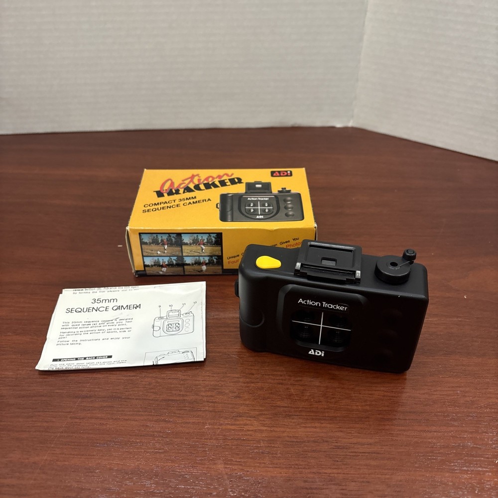 ADI Action Tracker 35MM Point & Shoot Film Camera ***Untested