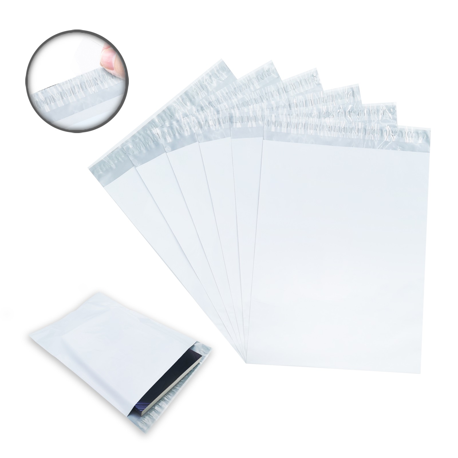 Poly Mailers Shipping Bags - 6x9 7.5x10.5 9x12 10x13 12x15.5 14.5x19 19x24 24x24