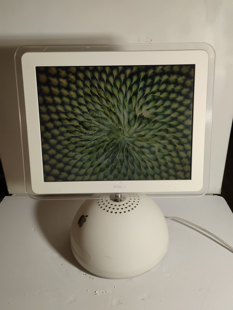 Vintage Apple iMac 2003 Computer Powers On Tested As Is