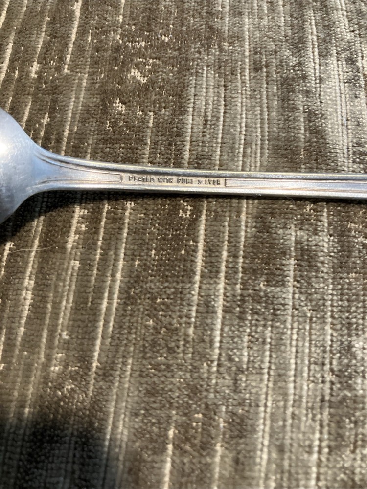 Butterscotch Bakelite Silver Plated Ice Tea Spoon