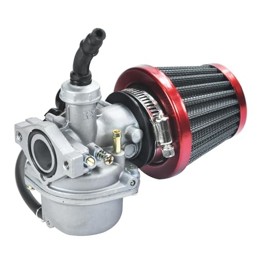 PZ19 Carburetor Carb Air Filter Fuel Line Kit for 50cc 70cc 90cc 110cc RED