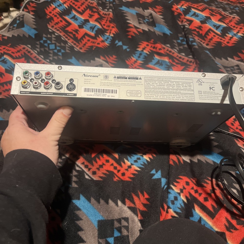 NORCENT TECHNOLOGIES DP 313 DVD PLAYER With Remote