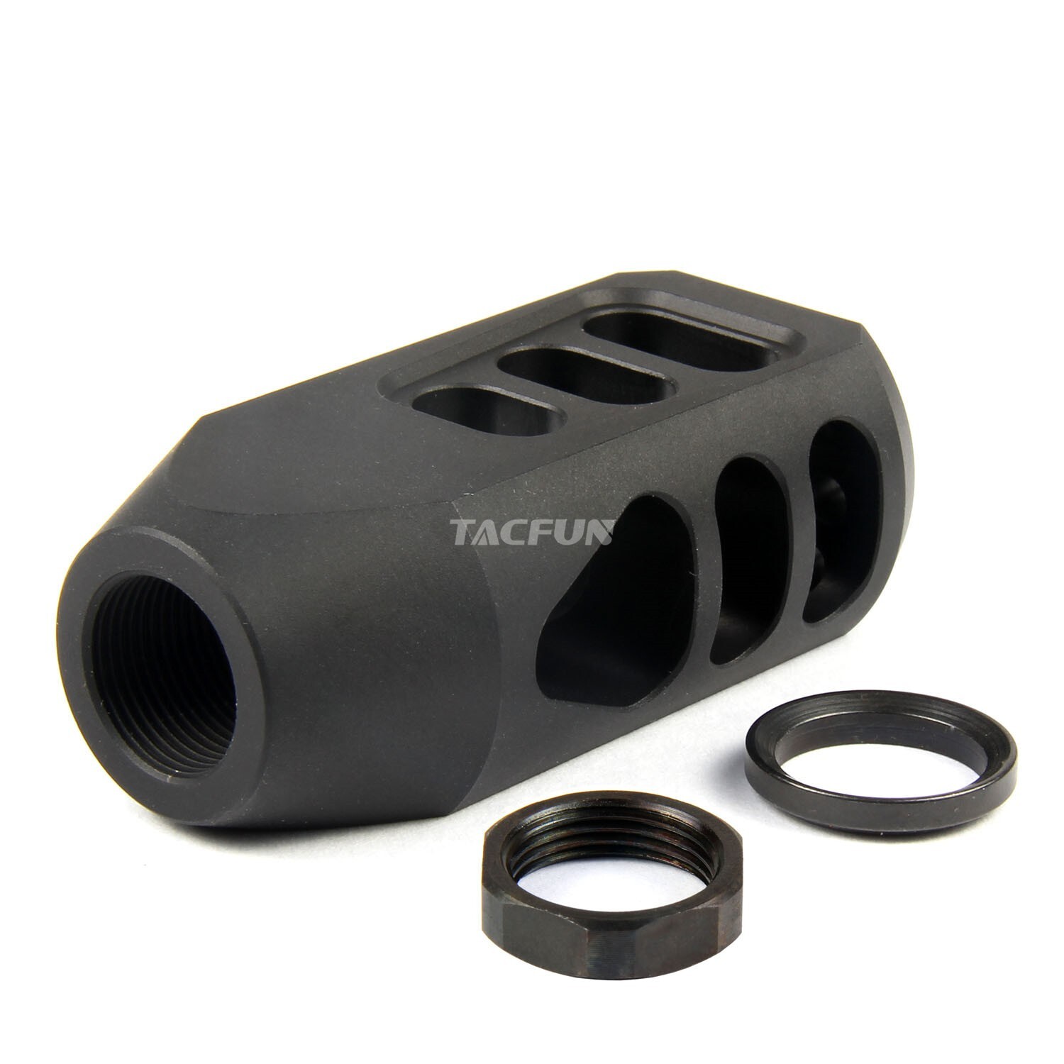 Tanker Style Muzzle Brake 5/8x24 Pitch for 308
