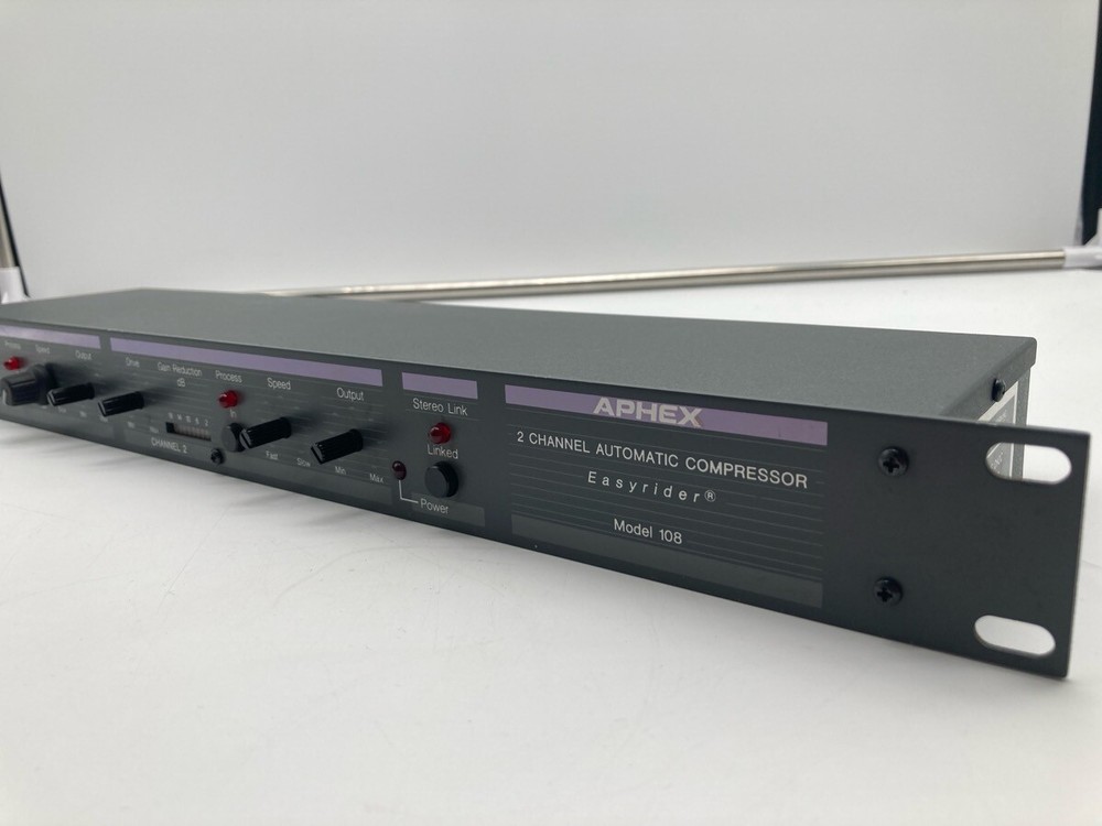APHEX Model 108 Easyrider 2 Channel Automatic Compressor (AP2044734)