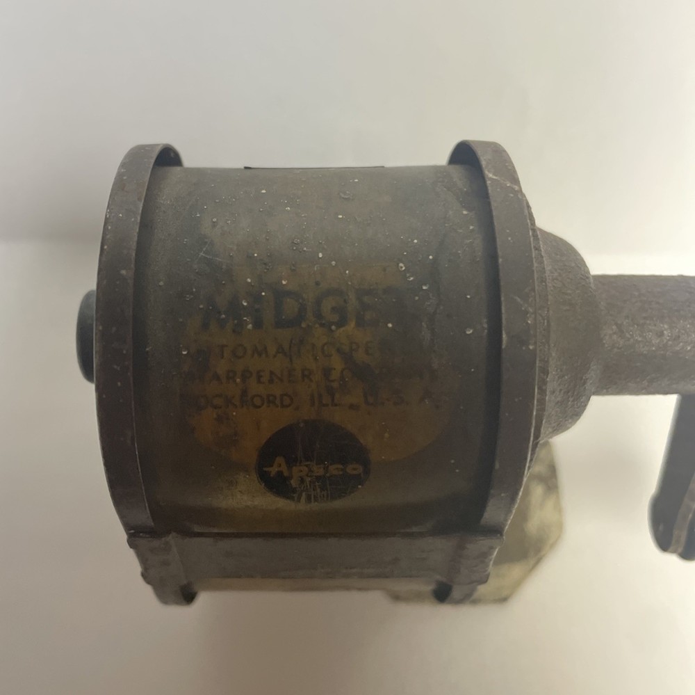 Vintage Apsco Pencil Sharpener, Midget