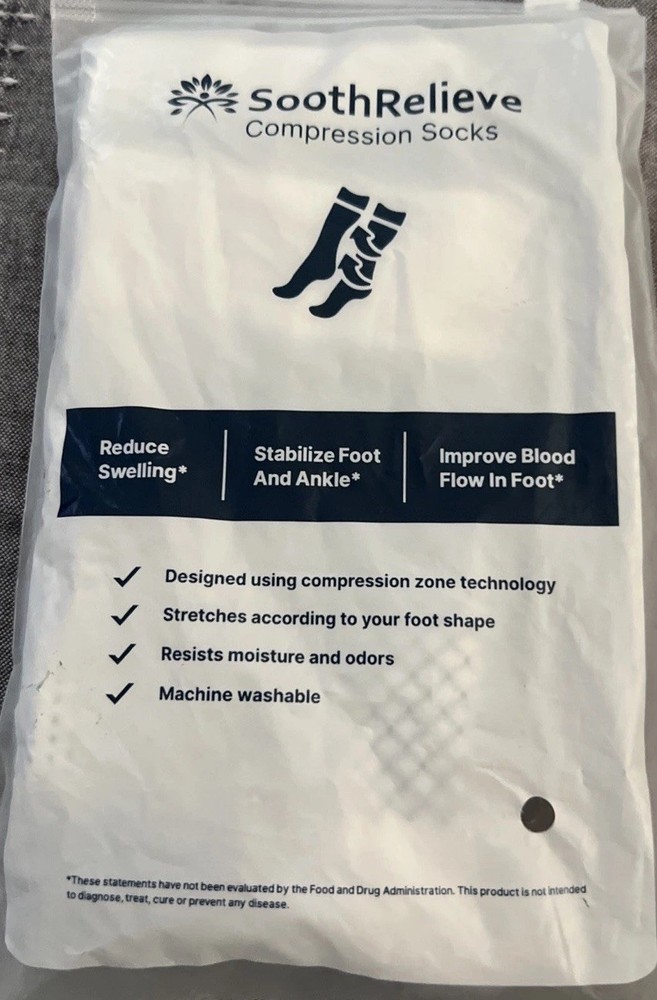 1 Pair Large SoothRelieve Compression socks