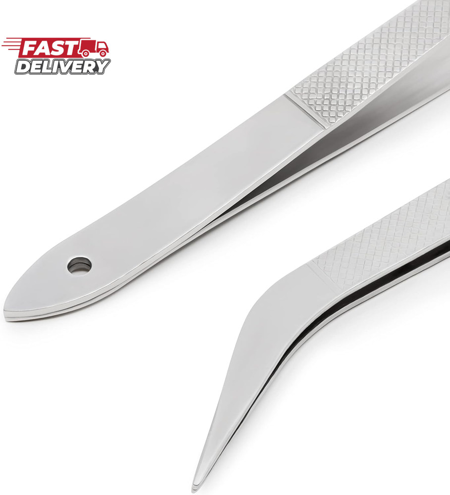 Dritz 918 Serger Tweezers, Silver, 5 Inches