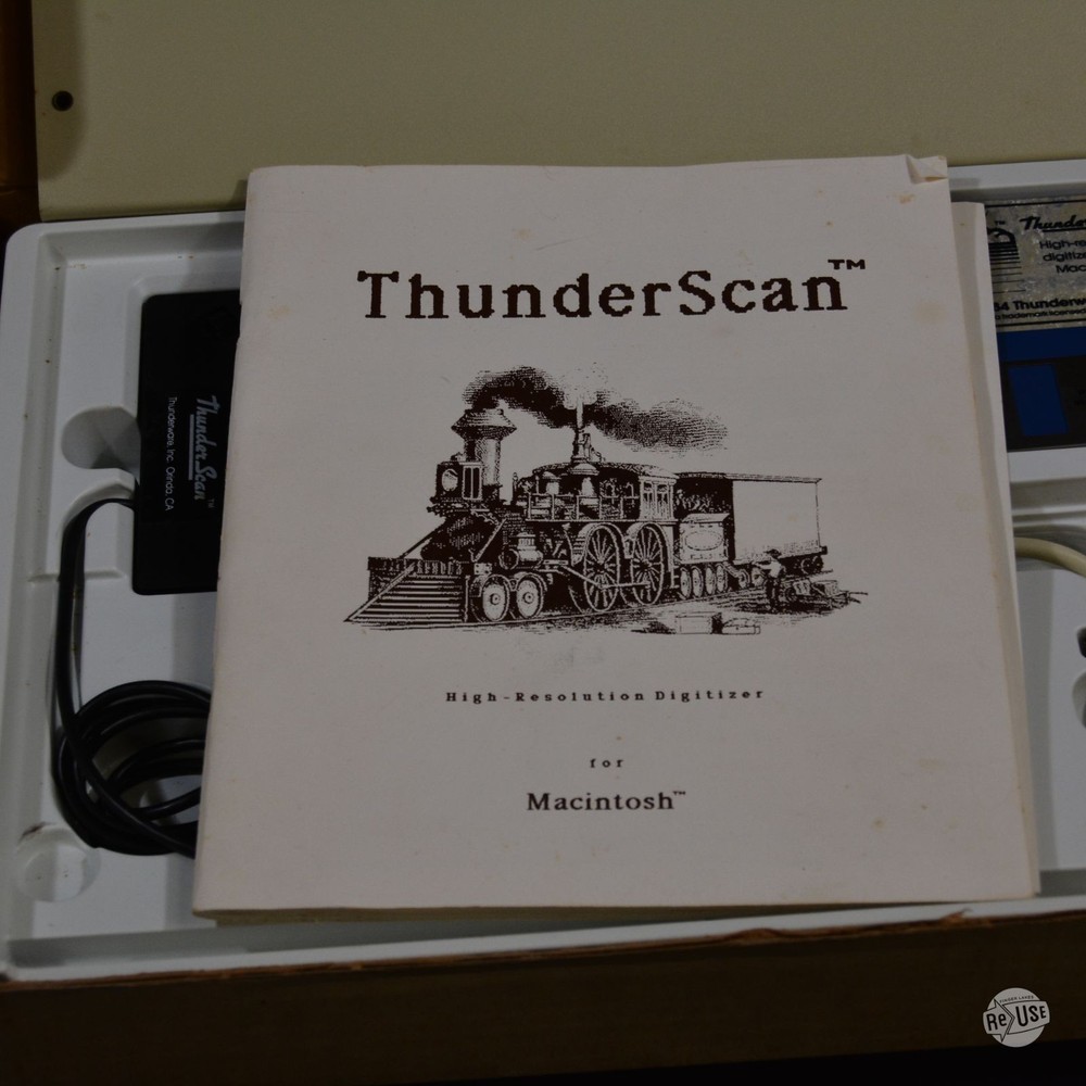 Thunderware ThunderScan 1984 Macintosh Computer Optical Scanner w/ Software Disk