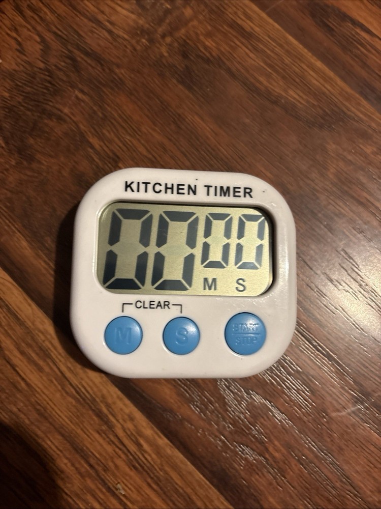 Large LCD Digital Kitchen Cooking Timer Count Down Up Clock Loud Alarm Magnetic