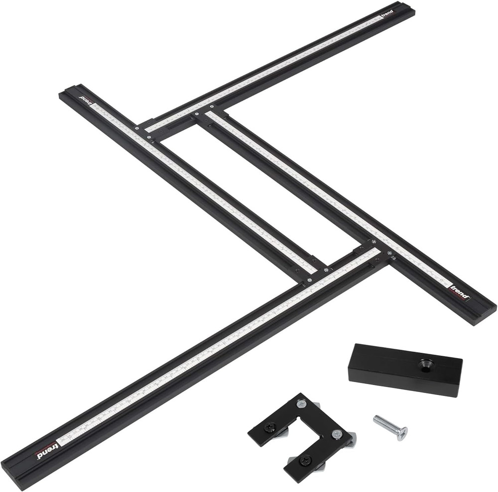 Varijig Adjustable Router Template System, Precision Frame for Rectangular Reces