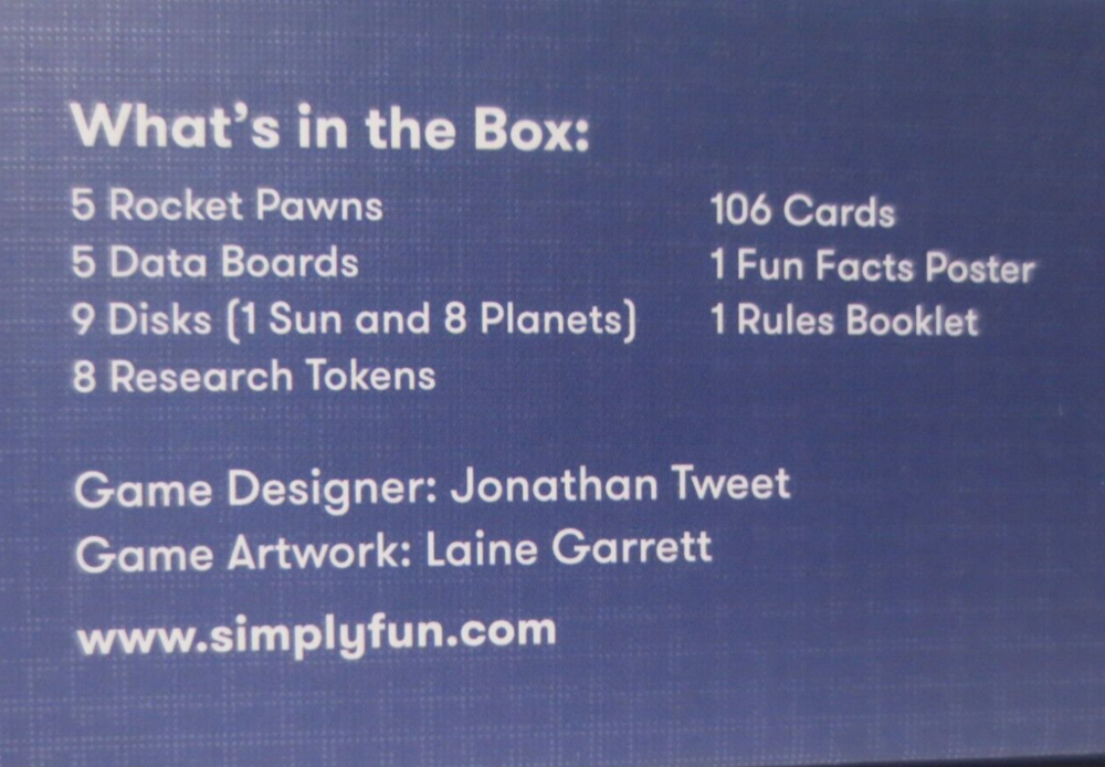 SIMPLYFUN - New PLANET VOYAGERS Board Game - MATH & STEM, ASTRONOMY, STRATEGY
