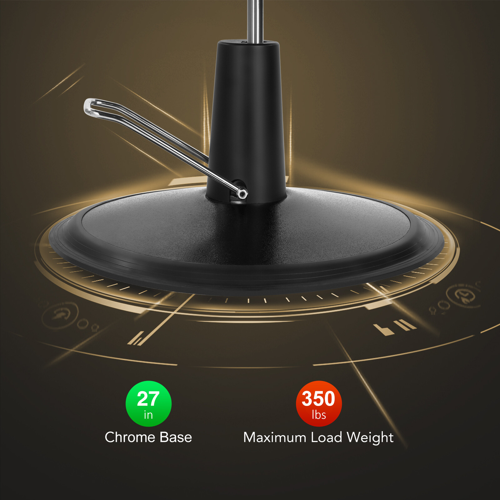 Vintage HeavyDuty Hydraulic Barber Chair All Purpose Recline Beauty SalonStyling