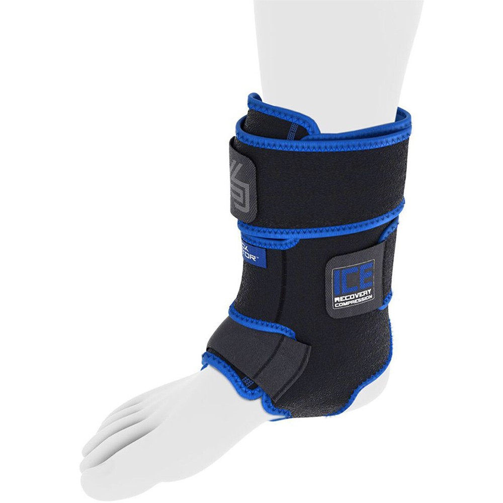 Shock Doctor ICE Recovery Compression Ankle Wrap - Black