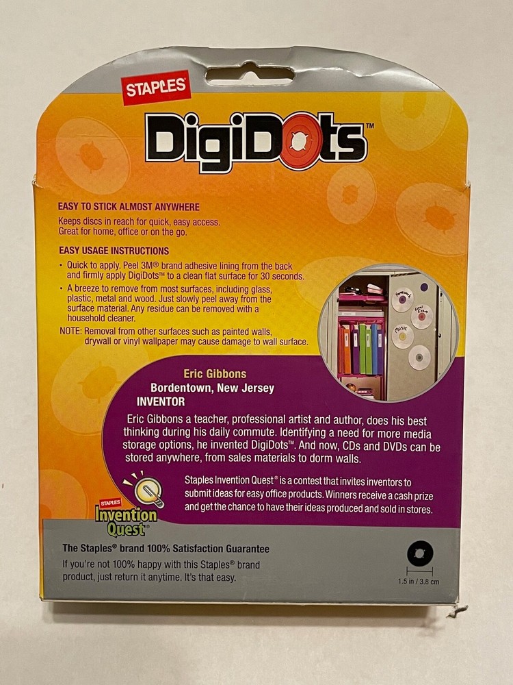 Staples Digidots 15 Pieces 5 Colors 🆕