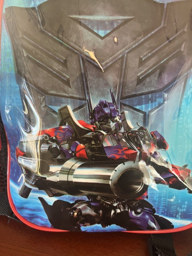 Marvel Transformers Back Pack For Small Child 10x9 Inches