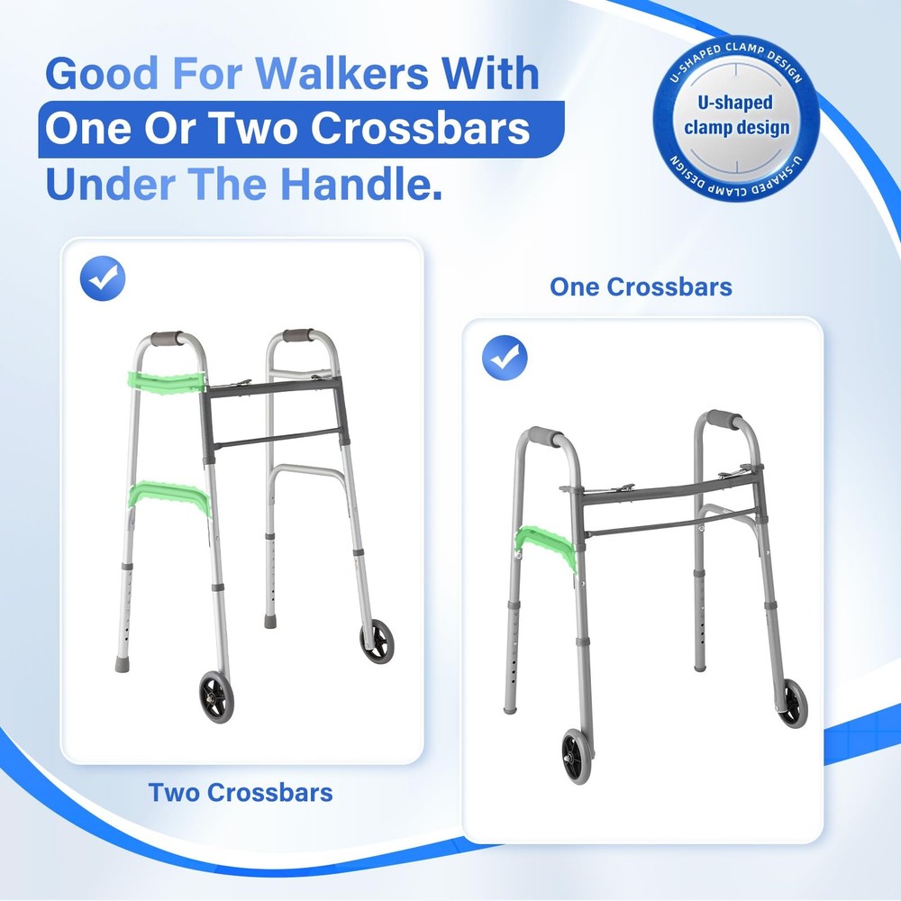 Walker Platform Attachment with Adjustable Padded Cuff - Walker Platform Acce...