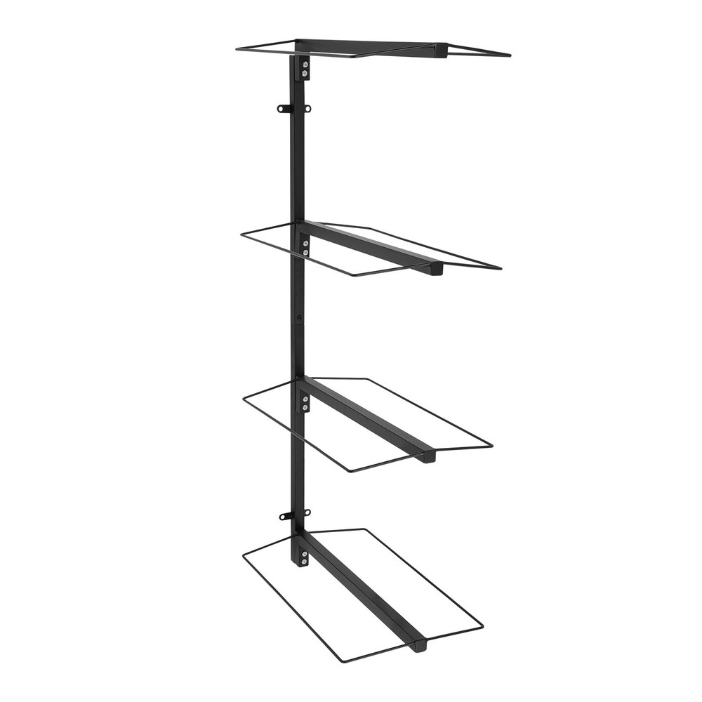 4-Tier Wall-Mounted Saddle Rack for Tack Room - Space-Saving Design