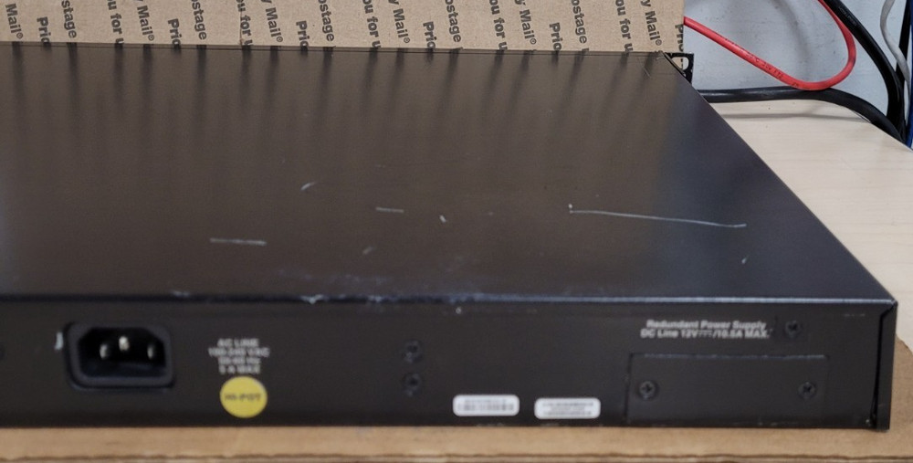 Enterasys A2H124-48P W/RACK EARS (TESTED/RESET)