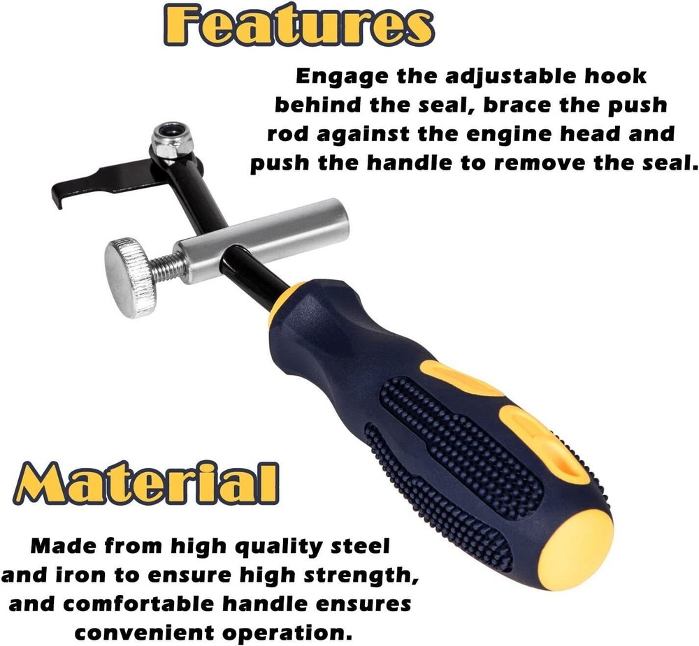 Cam Crank Shaft Seal Puller Auto Engine Remover Hand Tool Removing Pulling 58430