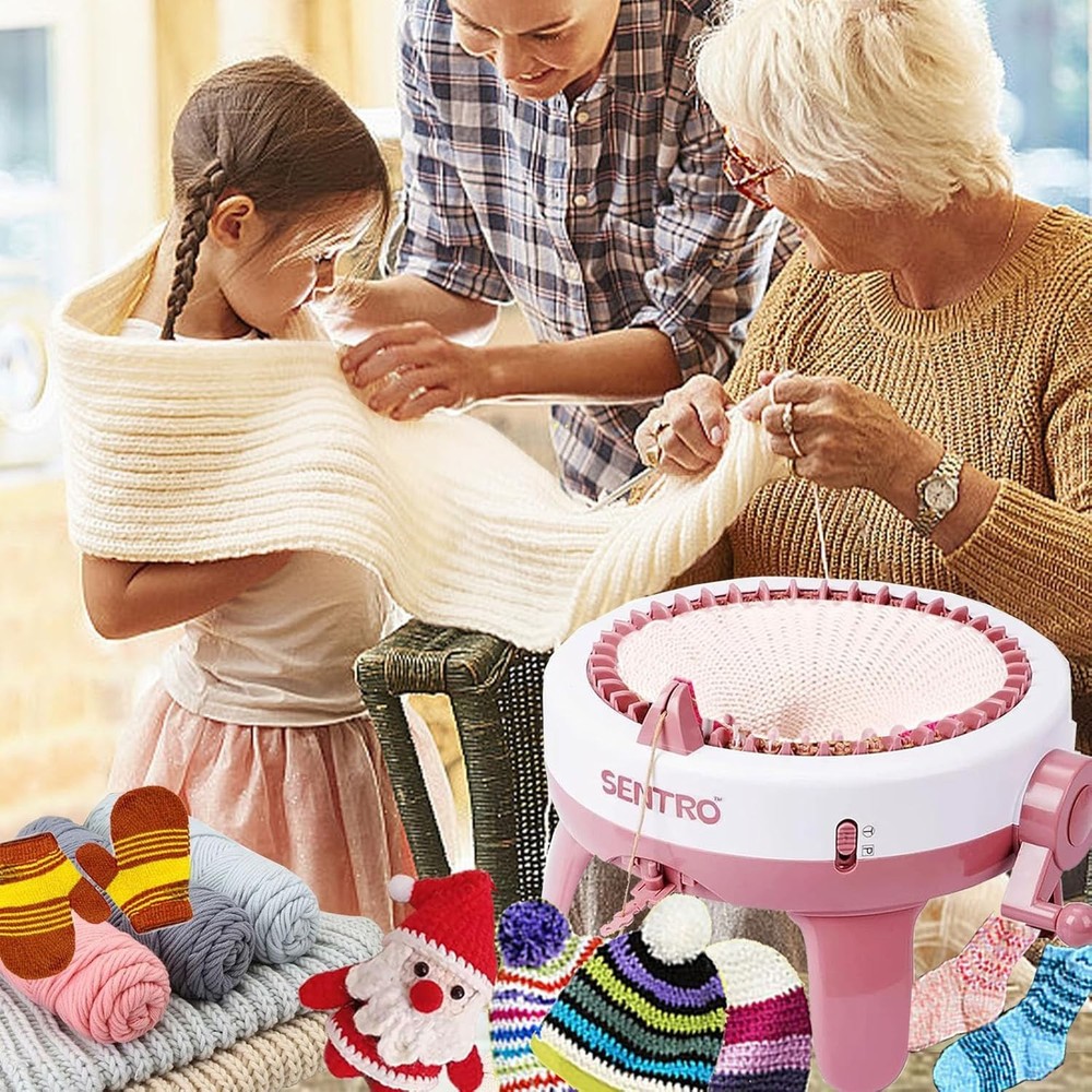 Efficient 48-Needle Knitting Machine – Ideal for Personalized Winter Gifts