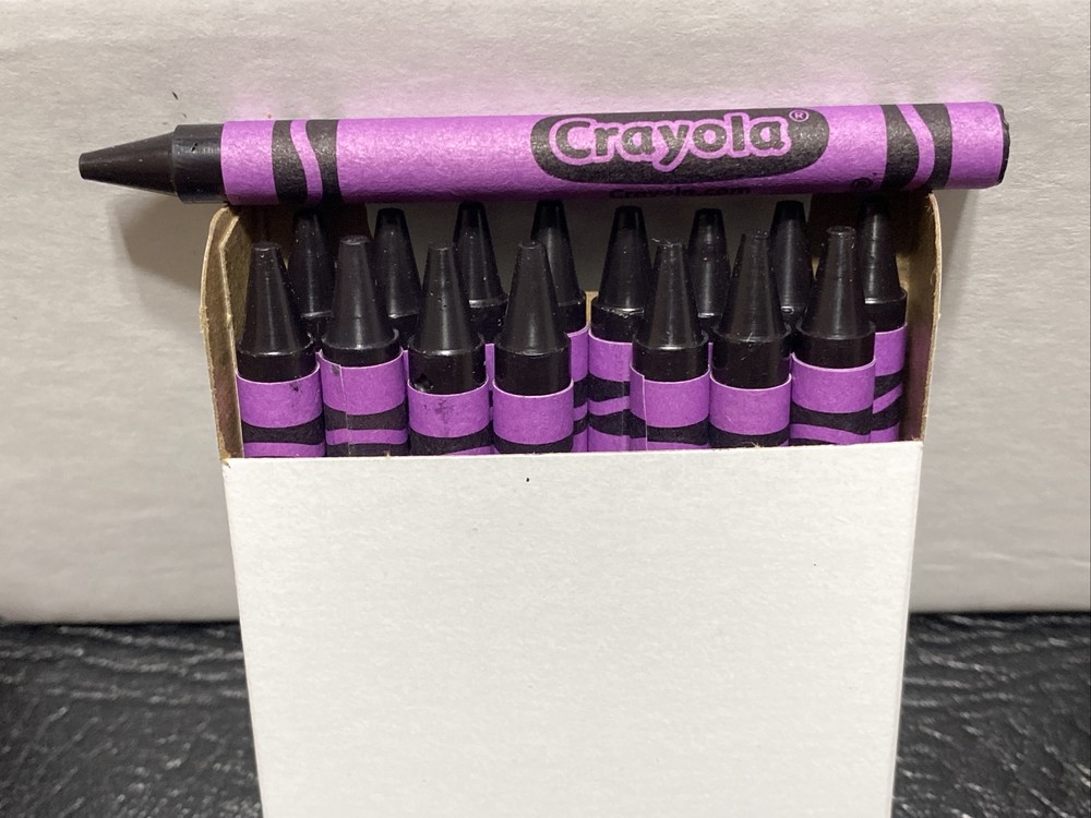 (16) Crayola Crayons (eggplant) BULK