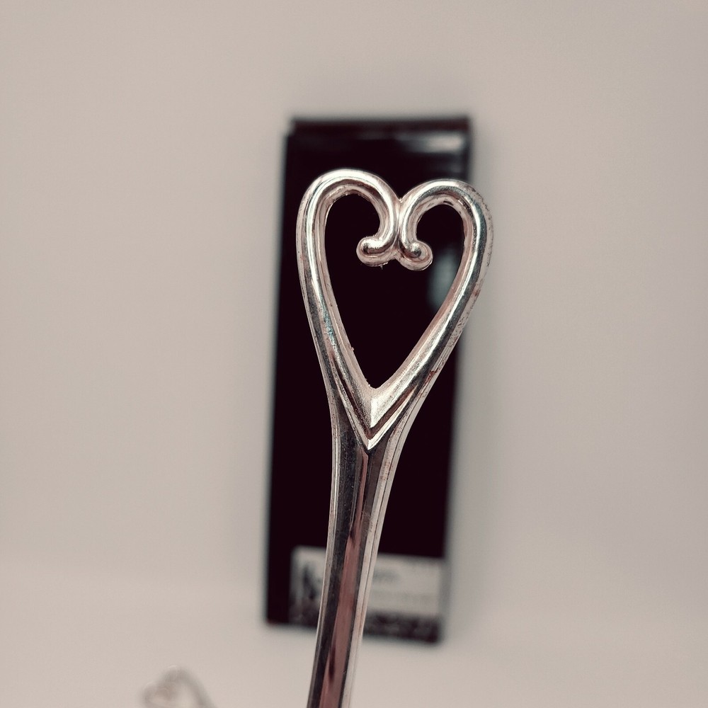 HIS & HERS, KNIFE & SPATULA, SERVING SET, HEART THEMED, USED