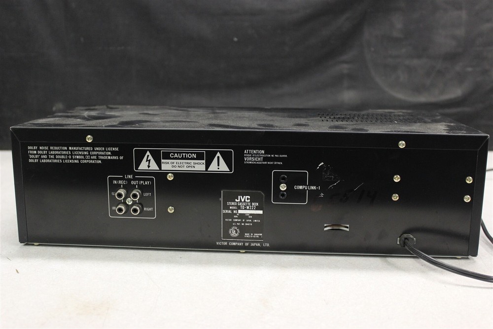 JVC TD-W222 Stereo Double Cassette Deck