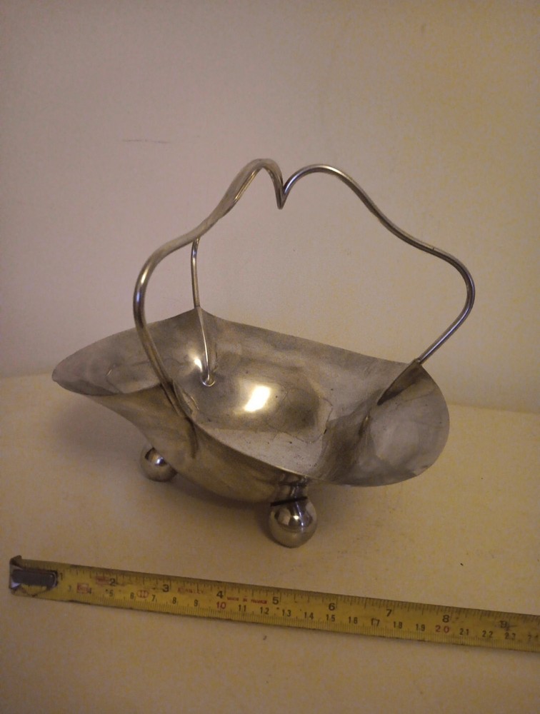 Vintage Silver Plated Nut Or Fruit Bowl