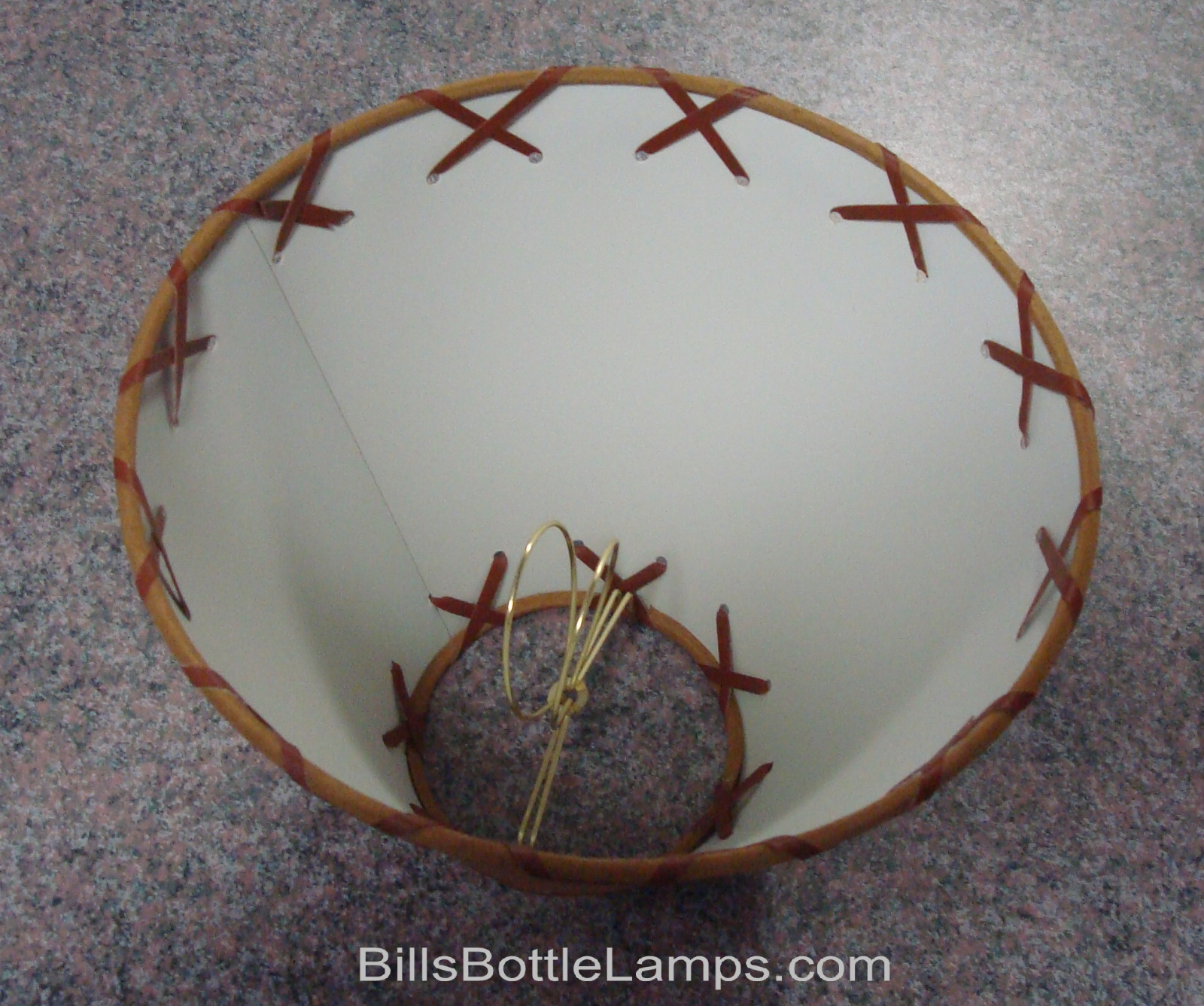 Rustic "Bulb Clip" BEAR Scene Table Desk Light LAMP SHADE Cottage Cabin Decor