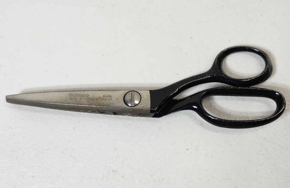 Vintage Kleencut Deluxe Pinking Shears Scissors 7.5"