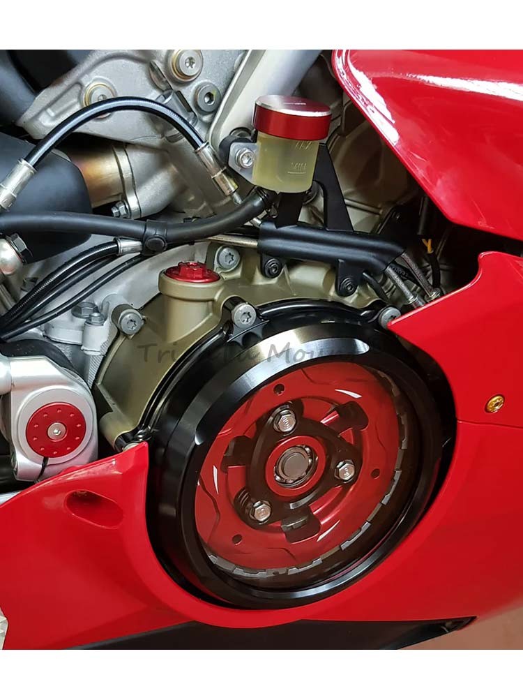 For DUCATI SUPERBIKE PANIGALE V4 2018-2024 Clear Clutch Cover Engine Protector